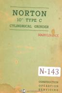 Norton-Norton 10\" Type C Cylindrical Grinder Maintenance Manual-10\"-Type C-01